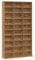vidaXL cd cabinet shelf/bookcase in artisan oak - 102x23x177.5 cm - engineered wood display shelf