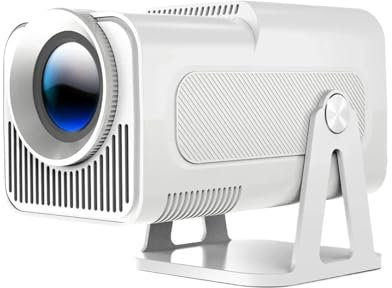 Android 13 HY320 NTV Projector With Amlogic S950D4 4K 1080P 500ANSI Dual WiFi BT5.2 Voice(White)