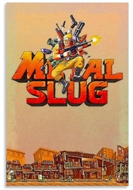 CBEJFGTX Game Metal Slug Retro Art Poster Dekorative Malerei Leinwand Wandkunst Wohnzimmer Poster Schlafzimmer Malerei 12x18inch(30x45cm)