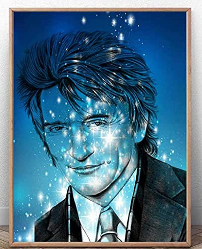 Rod Stewart Rocksänger Poster Puzzle 1000 Teile für Erwachsenenspielzeug Dekompressionsspiel Klassisches Spiel Puzzle 52x38CM
