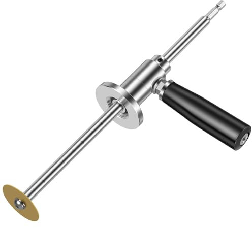 Inside PVC Pipe Cutter with Diamond Grit Cutting Wheel and Handle, Fit for 1-1/2 Inch to 8 Inch PVC Pipe, 7 Inch Adjustable Cutting Depth, Inside PVC Pipe Cutting Tool for Impact Drivers and Drills