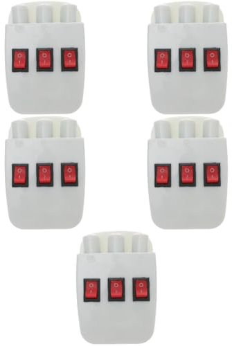 CHILDWEET 5 Stk Lehrinstrument Gerät Ultra Gadgets Optische Experimentelle Werkzeuge Besteck Stapel -experimente Drei-wege-halbleiter Goldenes Lesezeichen Power-kit System Weiß Plastik