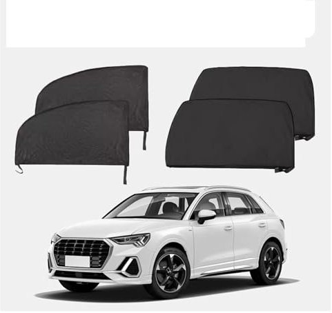 Parasol para Ventana de Coche de 4 Piezas para Audi A4 Avant B9 8W I 2015-2024, Parasol para La Visera del Coche para Niños con Protección UV,A
