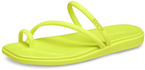 Crocs Miami Toe Loop Sandale für Damen, Zitrusfrüchte, 36 EU