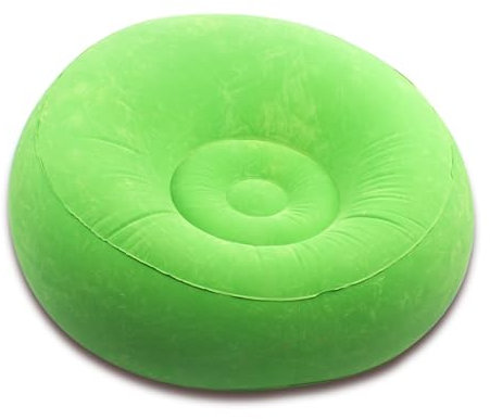 Inflatable Lazy Sofa Air Recliner Single Flocking Sofa(B)