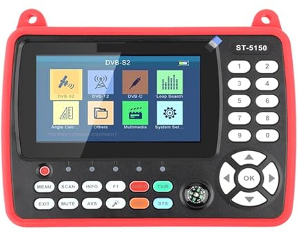 Satlink DVB-S2 + DVB-C + DVB-T2 Combo MPEG4 HD H.265 Satellitensuchgerät H.265 HEVC MPEG-4 QPSK 8PSK 16APSK 4,3 Zoll TF Einfach Zu Bedienen