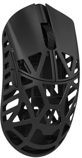 wlmouse Beast X Max – Magnésium Souris Gaming Ultra-Légère 42g, 125–8000Hz, Switchs Optiques Omron, Dongle 8K Inclus (Noir)