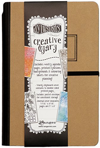 Ranger Dylusions Dyary Creative Planner Diary, Brown