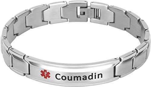 Smarter LifeStyle Elegantes Armband aus medizinischem Chirurgenstahl für Herren