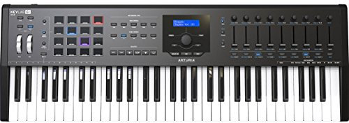Arturia Keylab 61 Mkii 61Keys Usb Black,white Midi Keyboard - Midi Keyboards (61 Keys, Buttons, Lever, Rotary, Black, Multicolour, Usb, 875 Mm)