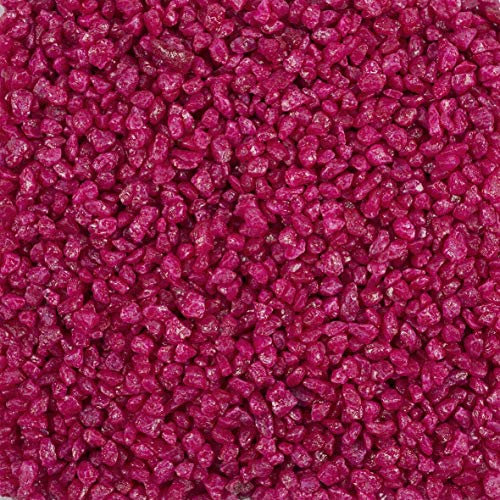 EUROSAND 5 kg Dekogranulat, Zierkies (1Kg=1,59 EUR) 2-3 mm (Fuchsia)