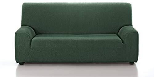 FRESH HOME HOME TEXTILES Copridivano elasticizzato Fun (3 posti, Verde Bottiglia)