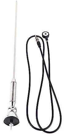 Kit antenna AM/FM in gomma 18,5 Antenna antenna radio universale per parafango tetto girevole a 180 ° per ATV, barca, go kart, trattore, rimorchio