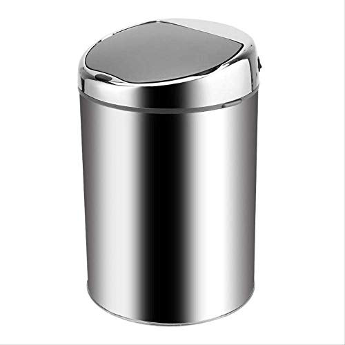 Vimmor 3l Poubelle Automatique Cylindrique USB Charge en Acier Inoxydable Capteur Intelligent Automatique Poubelle Poubelle Poubelle De Cuisine Poubelle 3L