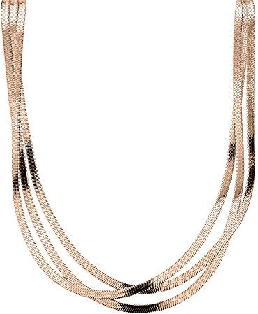 Liebeskind Berlin Halskette aus Edelstahl (Roségold), 45 cm