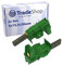 Trade-Shop 2 x Motor Carbon Brushes 5 x 12.5 x 36 mm with Holder for Washing Machines Replaces Beko Arcelik 371202407 L24MF7 371202405 Candy Hoover 49028930