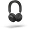 Jabra Evolve2 75 PC Wireless Headset with 8-Microphone Technology - Dual Foam Stereo Headphones with Advanced Active Noise Cancelling, USB-A Bluetooth Adapter and MS Teams-Compatibility - Black