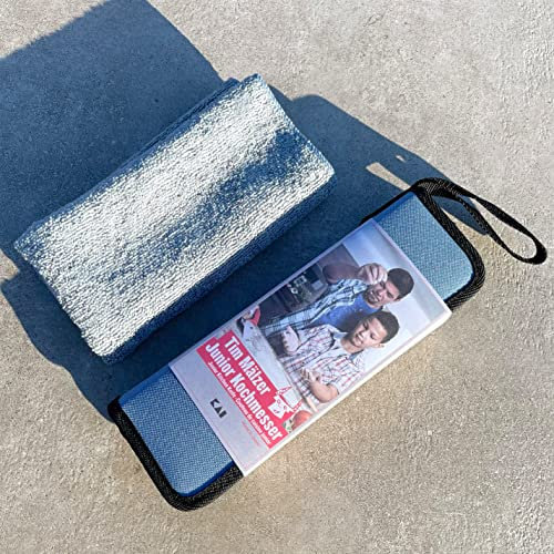 KAI JUNIOR TMJ-1000 Kindermesser Kochmesser, 11 cm Edelstahlklinge mit Wellenschliff, für Kinder ab 6 Jahre + Poliertuch