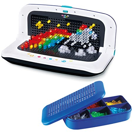 VTech - Magic Lights 3D, Juguete artístico y Creativo para niños +4 años, Haz Que Tus Obras de Arte cobren Vida en 2Dy3D con luz y Sonido, Versión ESP