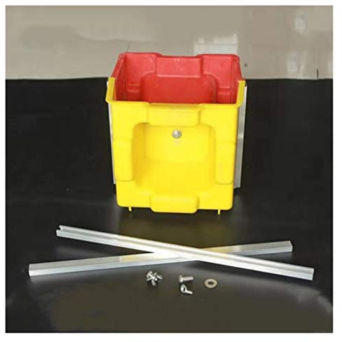 ZJCNHY Concrete Moulds 20cm Plastic Easy Fast Efficient Cheap Economy Construction Hollow Cement Concrete Paving Interlocking Brick Block Mold (Color : Light Grey)