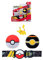 Bandai - Pokémon – Gürtel Clip 'n' Go – 1 Gürtel, 1 Poké Ball, 1 Luxury Ball und 1 5 cm Pikachu-Figur – Zubehör zum Verkleiden als Pokémon-Trainer – JW2718