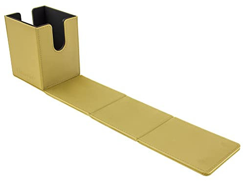 Ultra PRO - Vivid Alcove Flip Card Deck Box (Yellow) - Stores & Protects Up To 100 Standard Size Collectible Cards, Baseball Cards, Gaming Cards, Sports Cards or Any Standard Size Cards In Collections