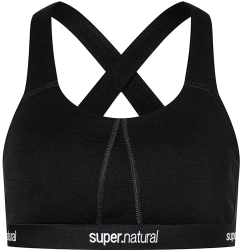 Super.Natural Damen Feel Good Sport BH, Jet Black, M
