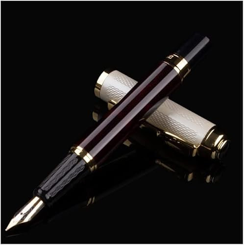 Vintage Pens Metal Fountain Pen Fine Nib Stunning Luxury Smooth Writing Pen Classic Pens Easy to Fill Calligraphy Pen for Men and Women for journaling