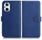 DENDICO Coque pour Oppo Reno 8 Lite 5G / Oppo Reno 7 Lite 5G / Oppo A96 5G, PU en Cuir Coque Portefeuille Étui Housse, Design Classique TPU Coque pour Oppo Reno 8 Lite 5G / Oppo A96 5G, Bleu Marin
