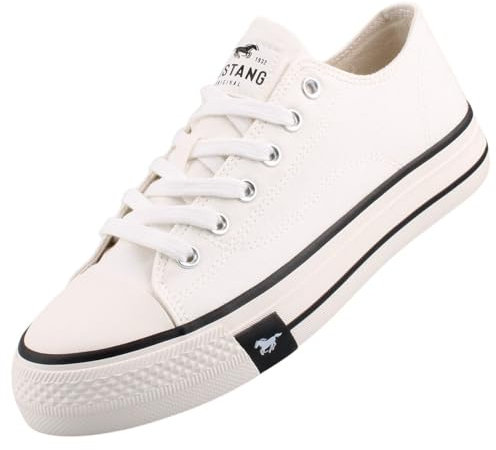 MUSTANG Femme 1482301/1 Basket, Blanc, 38 EU