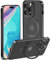 leleyo Custodia Metallo per iPhone 14 Pro Case con supporto magnet Cover con protezione fotocamera tutto in uno per iPhone 14 Pro 6.1 2022 (Nero)