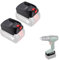 Angelkiss 2 pcs Akku Adapter für Bosch Professional Systemakku 18V 5.0Ah 2.5Ah Umwandlung GBA 18V auf Bosch Akku