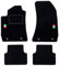 MOTOS Personalisierte Velours-Fußmatten passend für FIAT Fiorino III 2007-2020 - Personalisierte, Matt, Weiß - halten Sie Ihr Auto sauber und komfortabel mit unseren Fußmatten