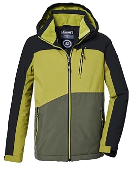 Killtec KOW 370 BYS JCKT Skijacke Kinder Jungen grün gelb