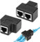Joynine Divisor Ethernet 1 a 2, Compatibilidad Universal con Conectores Dorados, Mejora de La Estabilidad