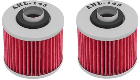 AHL 2 Stück Ölfilter Kompatibel mit Yamaha XV535 Virago 535 1987-2002/ XT 600e 600 1991-2003/ XT660X Super Motard 660 2004-2016 / XV125S Virago 125 1997-2001