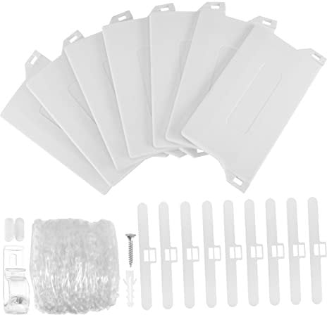 CORHAD Jalousieketten Für Vertikaljalousien Lamellenzubehör Jalousiezubehör Vorhangdekor Romantische Vorhangperlenkette Ersatzteile Für Weiße Jalousien Standardgröße