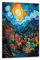 UNRXJZLVM Dörfer Poster Gemälde Poster Für Büro Klassenzimmer Leinwand Moderne Leinwand Wandkunst 12x18inch(30x45cm)