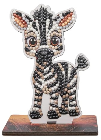 CRYSTAL ART Zebra Wildlife Buddies Kit Craft Buddy