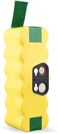 DASNITE 5,2Ah NI-MH Ersatzakku für iRobot Roomba 14,4V Ersatzakku für Roomba, 5200mAh Akku Ersatz für iRobot Roomba 500 600 700 800 Serie Passt für 14,4V 510 550 570 581 585 605 621 630 785 880