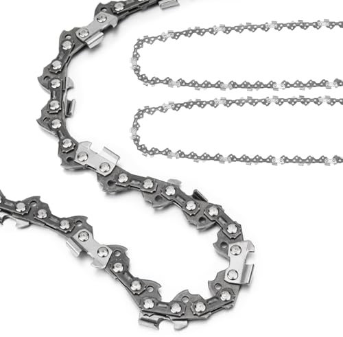 18 Inch Chainsaw Chain 3/8 LP Pitch 62 Drive Links Replacement for EGO AC1800, 18 Chain Saw Chains Fit for EGO CS1800, CS1803, CS1804 & DEWALT DCCS672B Chainsaw (3Pcs)