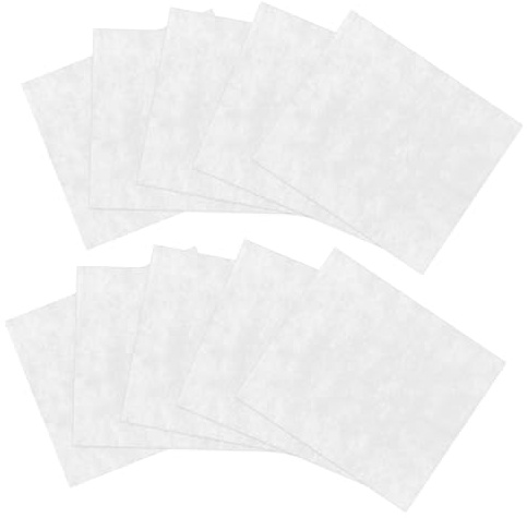 VILLCASE 10-Pack 242 mm x 240 mm x 3 mm PET HEPA Air Filter Paper Sheets – Cut-to-Fit Dustproof Vent Filters for Home AC, Car, Pet Area
