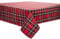texpot Tischdecke 100 x 100 cm Schottenkaro rot Tartan kariert 100% Polyester