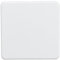 Knightsbridge SF8350MW Screwless 1G Blanking Plate-Matt White