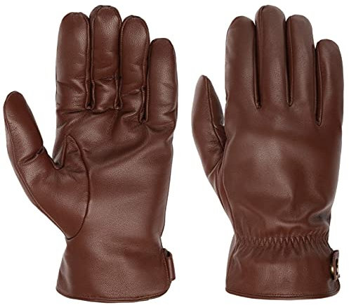 Stetson Conductive Lederhandschuhe Unifarbene Elegante Herren Herbst Winter braun 8 1/2 HS
