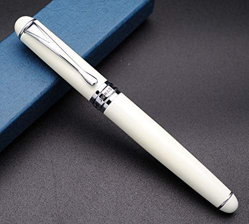 JINHAO X750 Füllfederhalter (Elfenbeinweiß, M Feder)