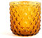 H&H Murano Set 6 Bicchieri, Vetro, Ambra, cl30