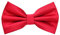 MASADA Herren Fliege Rot Seidenlook, stufenlos verstellbar, handgefertigt, Hakenverschluss - 12 x 6 cm 100% Polyester