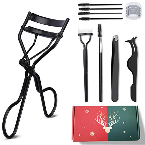 Ensemble d'outils de maquillage portable, cadeau d'Halloween pour hommes et femmes, 5 en 1 pinceaux de maquillage pour cils (style 2), juego de rizadores de pestañas