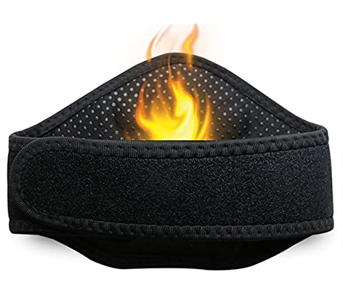 ITODA Nackenwärmer Selbstheizend Nackenbandage Magnettherapie Nackenstütze Winter Nackenschutz Halskrausen Nacken Bandage Wärmeschutz Halsbandage mit Klettverschluss Nackenheizkissen Nackenschmerzen